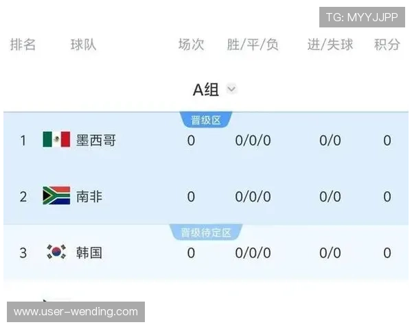 南非与韩国比赛结果对两队世界杯出线前景的影响深度解析